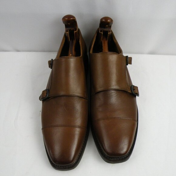 Thursday Boot Company Saints Dark Brown Leather Double Monk Strap Oxfords 9.5 main image 7